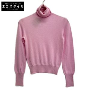 Loro Piana 粉紅色 100% 羊絨高領針織衫，38 碼 [二手]