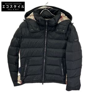 Black Label Crestbridge 51F12-412-09 Black Detachable Hooded Down Jacket LL [Used]