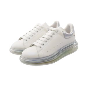 [Used] Alexander McQueen sneakers, CLEAR sole, aurora, 662657, leather, men's, unused.