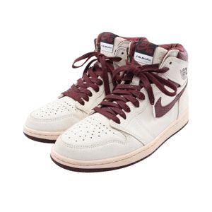 [Used] Nike x A Ma Maniére AIR JORDAN 1 RETRO HIGH OG SP Vintage Finish Suede Sneakers DO7097-100 Men's Used A