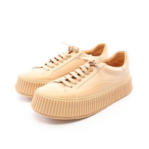 [Used] JIL SANDER Sander platform sneakers JS32108 leather sneakers for women, unused.