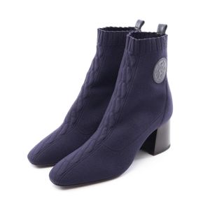 [Used] Hermes HERMES Boots Volverre 60 Short 192034Z Fabric Volverre Knit Boots Women's Used A