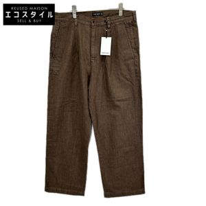 Portance PC01C011-PT03 26SS Brown Hemp Blend Slacks Denim Pants XL [Used]