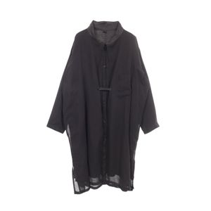 [Used] Y's Front Tuck Shirt Dress Cotton Coat Women's Used A