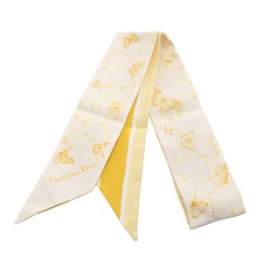 【二手】迪奧 (Dior) Mitzah 蝴蝶十二生肖RIBON真絲圍巾（女士款） - 二手
