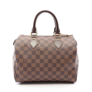 [สินค้ามือสอง] หลุยส์ วิตตอง LOUIS VUITTON กระเป๋าถือ Speedy 25 Damier Ebene N41532 ผ้าใบเคลือบ PVC หนัง สำหรับสตรี สภาพ A