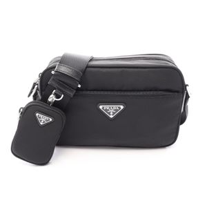 【二手】Prada PRADA 肩背包 NEW VELA 1BC167VB1MRV44F0002 尼龍 Saffiano 皮革單背包 女士全新