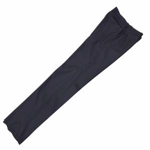 Unused ▼DIOR Homme Wool Silk Flat-front Trousers, Unhemmed, Navy, IT 50, Made in Italy, Authentic, Men's