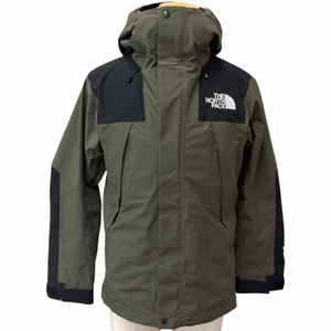 최상급 컨디션□THE NORTH FACE 노스페이스 NP61800 Mountain Jacket GORE-TEX 마운틴 파카 나일론 재킷 카키 블랙 S 베트남산 정품 남성용