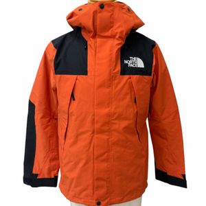 Excellent condition □ THE NORTH FACE NP61800 Mountain Jacket GORE-TEX Mountain Parka Nylon Jacket Orange Black Size S Made in Vietnam Authentic Men's