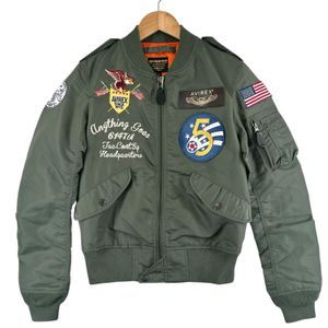 Unused ▲ AVIREX 6172116 L-2 5 AIR FORCE Eagle Flight Jacket, Khaki, Size F, Authentic, Men's/Women's