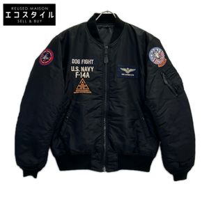 Avirex 783-3952033 Black TOP GUN TOMCAT MA-1 Blouson Jacket XL [Used]