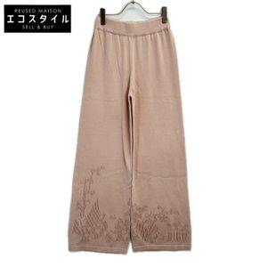 Dior 3WBM14PANA Pink Cotton Cropped Pants Size 13 [Used]