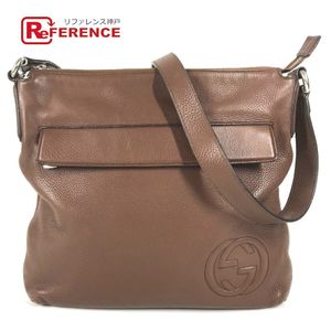 GUCCI Interlocking G Logo Shoulder Bag