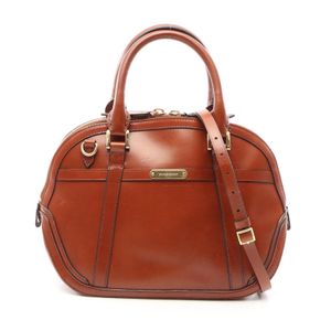[Used] Burberry BURBERRY Handbag 2WAY 3853845 Braun Leather 2-way Shoulder Bag Women's Used B