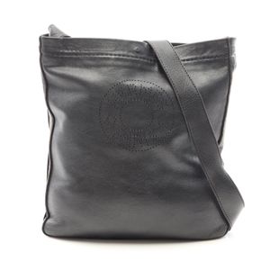 [สินค้ามือสอง] เฮอร์มีส HERMES กระเป๋าสะพายไหล่ Clou de Selle สีดำ หนัง สภาพ B