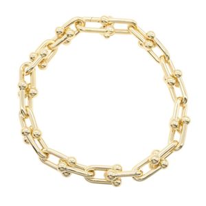 【二手】蒂芙尼 (Tiffany & Co.) 五金中號手鍊，腕圍 18.5 厘米，18K（黃金）五金中號手鍊