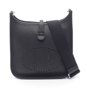 【中古】 エルメス HERMES ショルダーバッグ エヴリン23 ブラック その他 エヴリン23 ブラック レディース 未使用