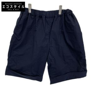 Casey Casey Navy High-Density Cotton Drawstring Easy Wide Shorts Size S [Used]
