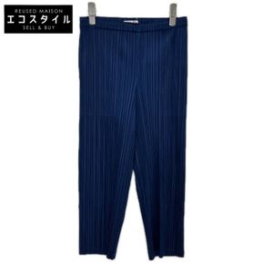 Pleats Please PP61-JF451 Blue Pleated Pants, Size 4 [Used]