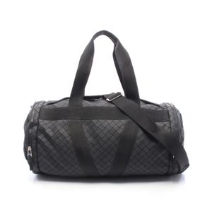 【二手】Bottega BOTTEGA VENETA波士頓包，編織工藝，兩用，黑色，橡膠材質，男士，二手 B