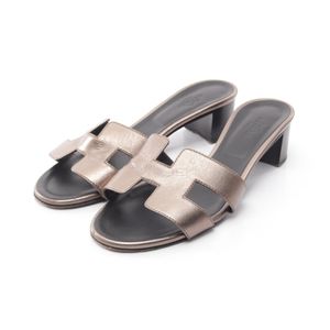 [Used] Hermes HERMES Mules Oasis Leather Oasis Sandals Women's Used B