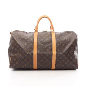【二手】LOUIS VUITTONKeepall 50 波士頓包，Monogram M41426，PVC塗層帆布皮革，男女通用，二手