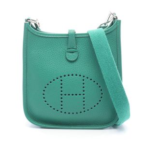 【中古】 エルメス HERMES ショルダーバッグ エヴリンTPM ヴェールヴェルティゴ ヴェールヴェルティゴ レザー エヴリンアマゾンTPM ヴェールヴェルティゴ レディース