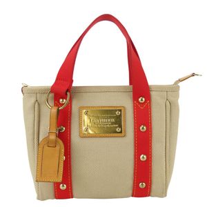 LOUIS VUITTON Antigua Cabas PM 手提包 帆布 【二手】