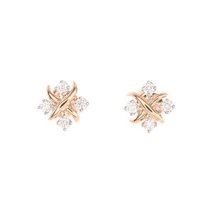 【二手】Tiffany & Co.) Jean Schlumberger Lin 耳環，950白金/18K黃金 (Pt950/K18YG)