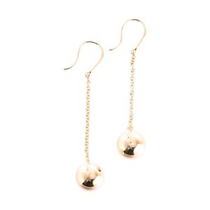 【二手】蒂芙尼 (Tiffany & Co.) 五金球形耳環，18K 玫瑰金