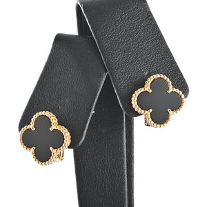 【二手】梵克雅寶 (Van Cleef & Arpels) 復古 Alhambra 耳環 VCARA44200 18K 黃金 (K18YG)