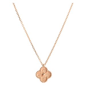 【二手】梵克雅寶 (Van Cleef & Arpels) Sweet Alhambra 項鍊 VCARO8DF00 K18 玫瑰金