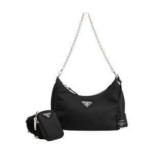【二手】Prada PRADA 肩包 2005 復刻版 迷你包 1BH204 Tessuto 黑色
