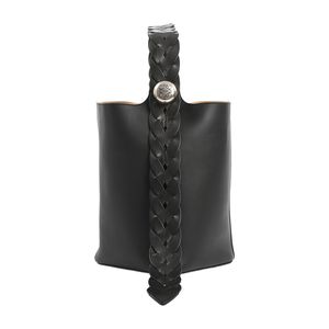【二手】 LOEWE Pebble 水桶包，大單肩包，小牛皮，黑色