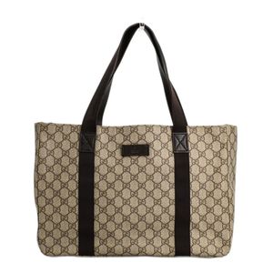 [二手] Gucci 托特包 141624 GG Supreme 米色/ブラウン