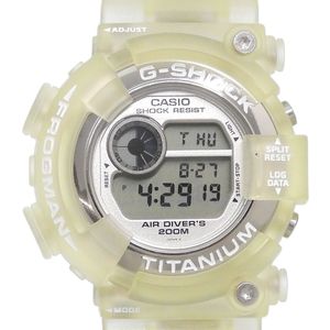 CASIO G-SHOCK 프로그맨 손목시계 DW-8201WC-7T 폴리우레탄×티타늄 쿼츠 디지털 디스플레이 실버 다이얼 G-SHOCK Frogman 남성용【중고】