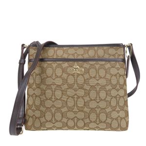 COACH 숄더백 캔버스 레더 [중고]