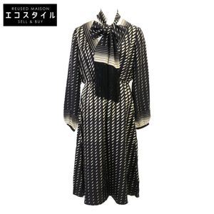 Gucci [國內授權經銷商] 643440 印花裹身洋裝配圍巾 / 尺寸 36 [二手]