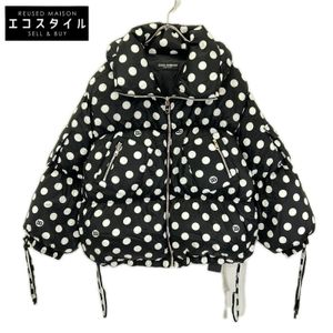 Dolce & Gabbana F0AS2T Polka Dot Full-Zip Puffer Down Jacket, Size 38 [Used]
