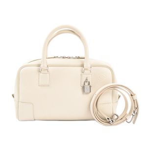 【二手】Loewe LOEWE 23 手提包 A039N07X02 象牙色壓花皮革