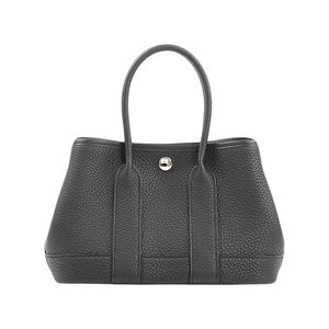 [Used] Hermes Neo Garden 23 Handbag, Negonda Black
