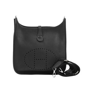 [Used] Hermes HERMES Shoulder Bag Evelyne 3PM Taurillon Clemence Black