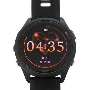 Like New Garmin Forerunner 265 Running Watch 010-02810-40 Silicone Black Wristwatch 0027 [Used] GARMIN