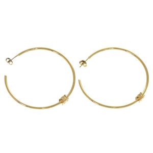 Excellent condition Celine Triomphe gold earrings, accessory 0298 [Pre-owned] CELINE