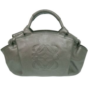Loewe Nappa Aire 綠色皮革手提包 0754 [二手] 成色極佳LOEWE