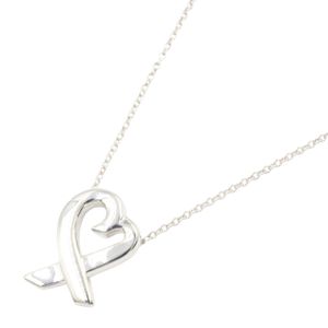 【二手】蒂芙尼 (Tiffany & Co.) 愛心項鍊，頸圍 43 厘米，925 純銀，女士款，二手