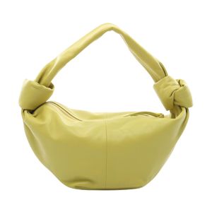 【二手】BOTTEGA VENETA 手提包 Double Knot 顶部手柄 629635 黄色 皮革 Double Knot 女士 Used A