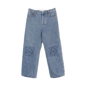 【二手】 LOEWE Anagram 男士寬鬆棉質牛仔褲 - 二手