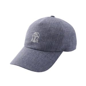 [중고] BRUNELLO CUCINELLI 자수 패브릭 캡 여성용 Used A